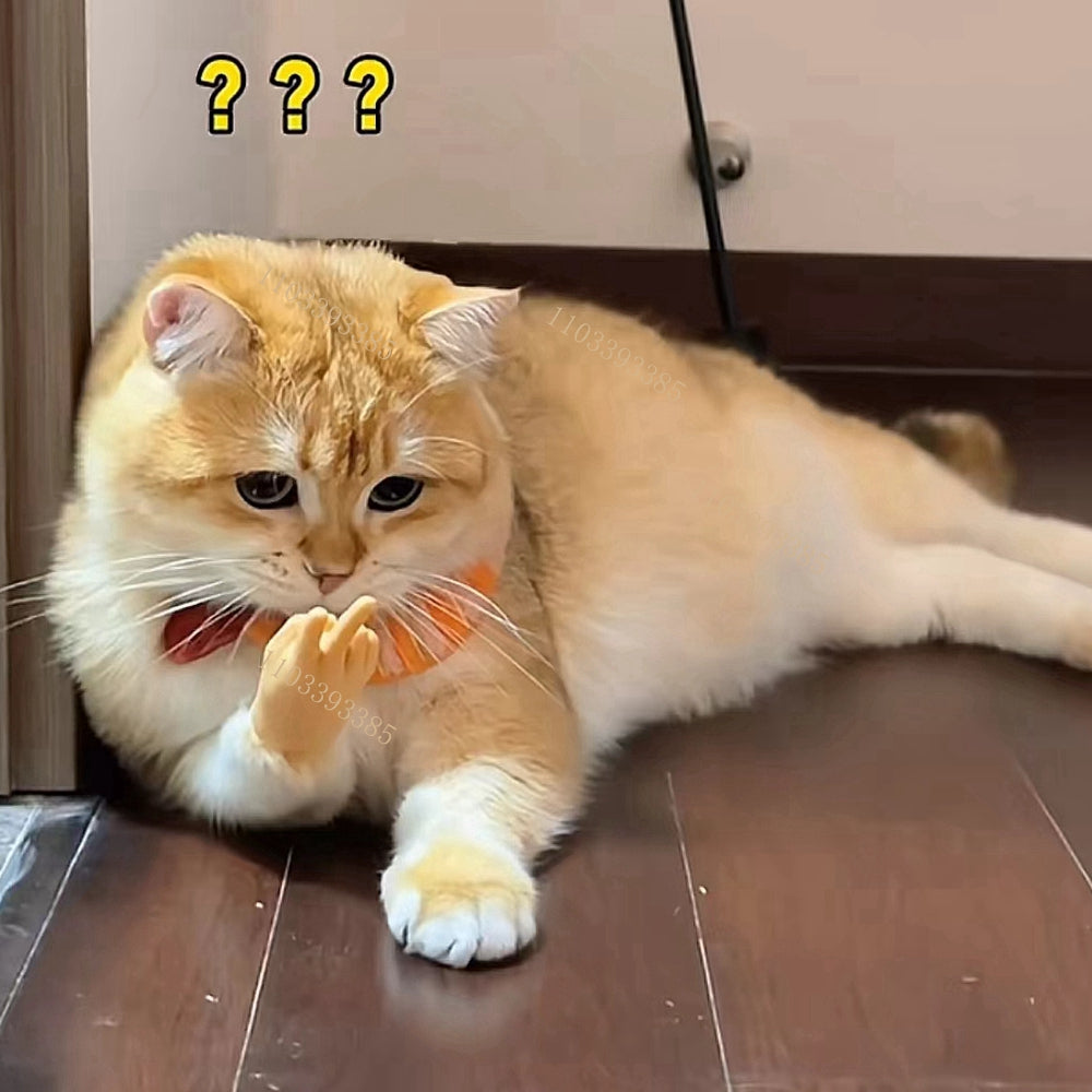 Palm-shaped Mini Hand Cat Teaser Glove