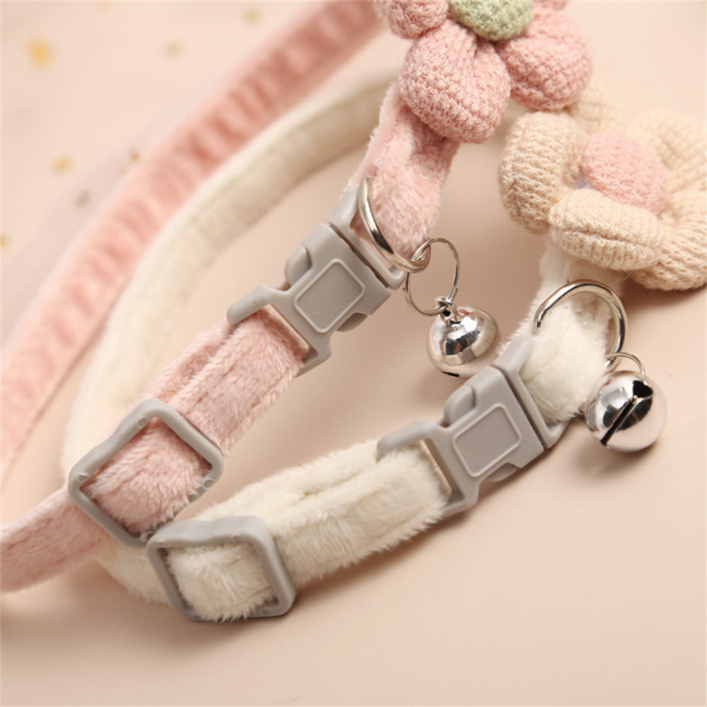Multicolor Flower Cat Collar