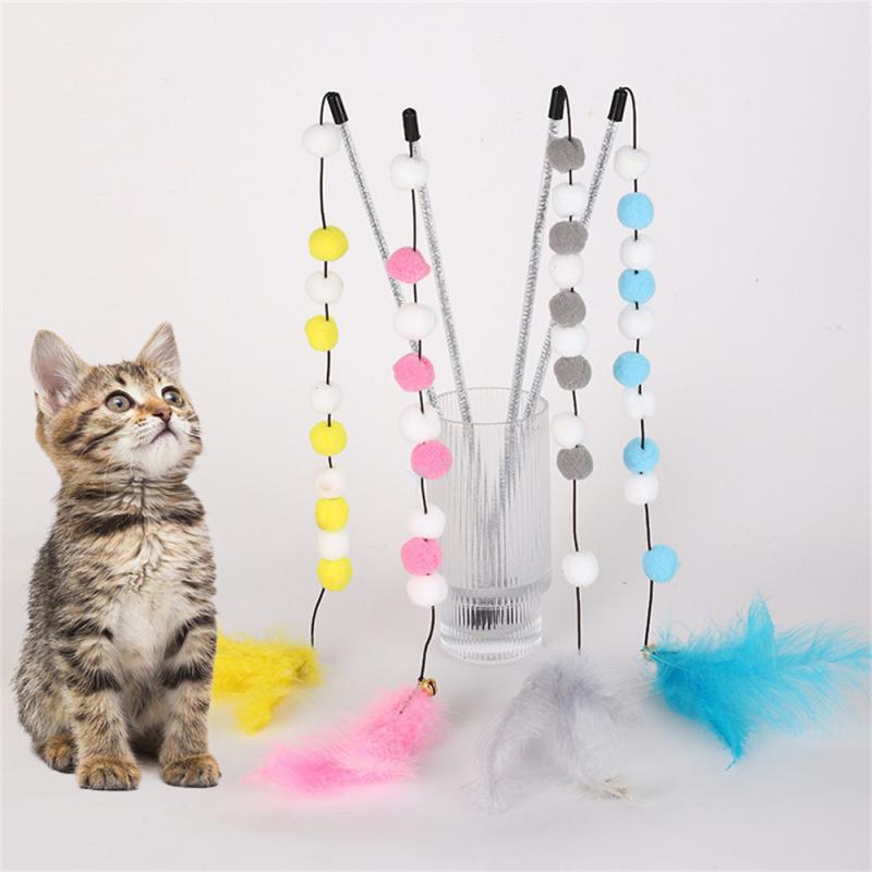 Interactive Cat Feather Toy