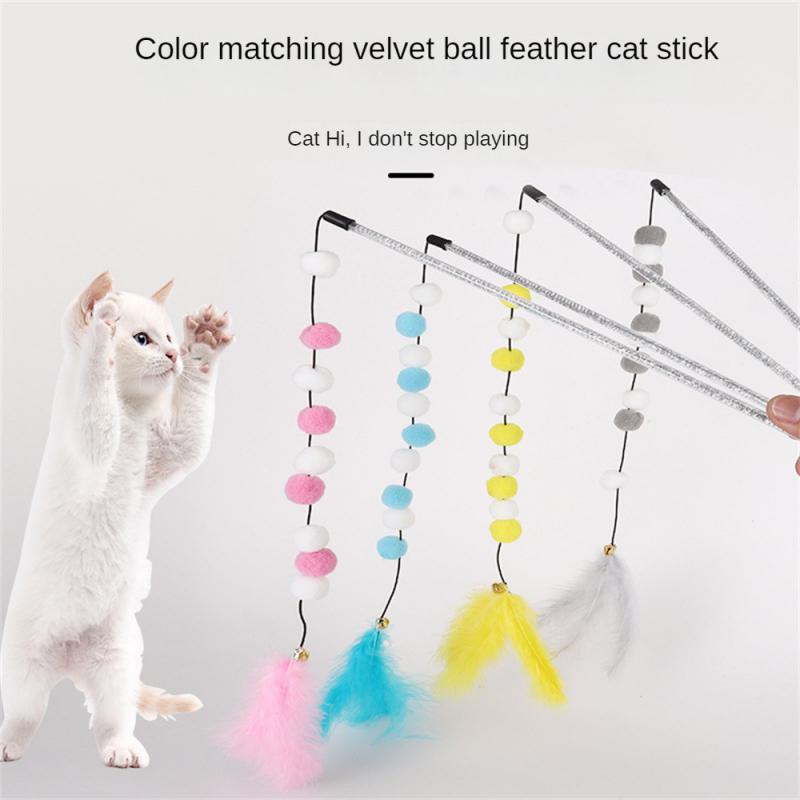 Interactive Cat Feather Toy