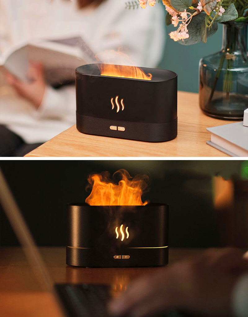Flame Humidifier Aromatherapy Diffuser