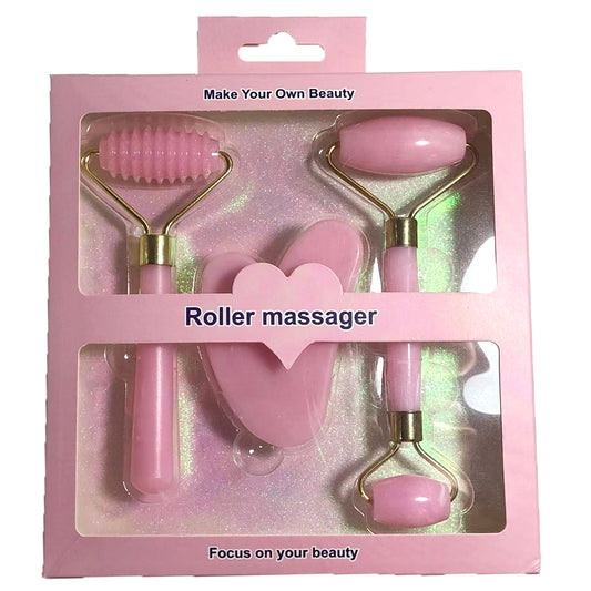 Resin Face & Body Roller Massager Set