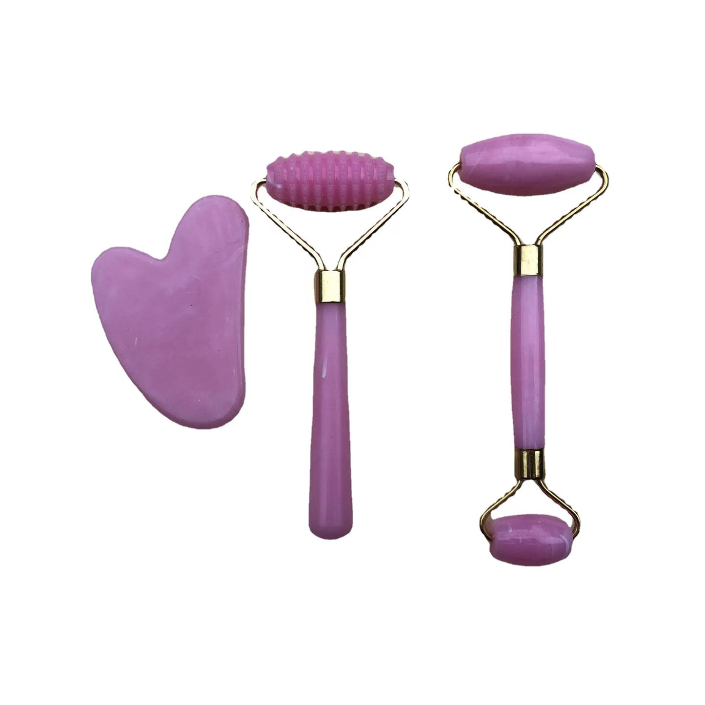 Resin Face & Body Roller Massager Set